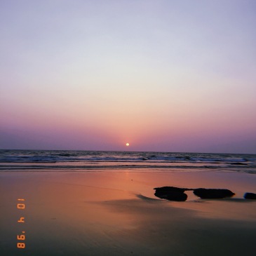 Ashvem Beach, Goa, India, April 2019